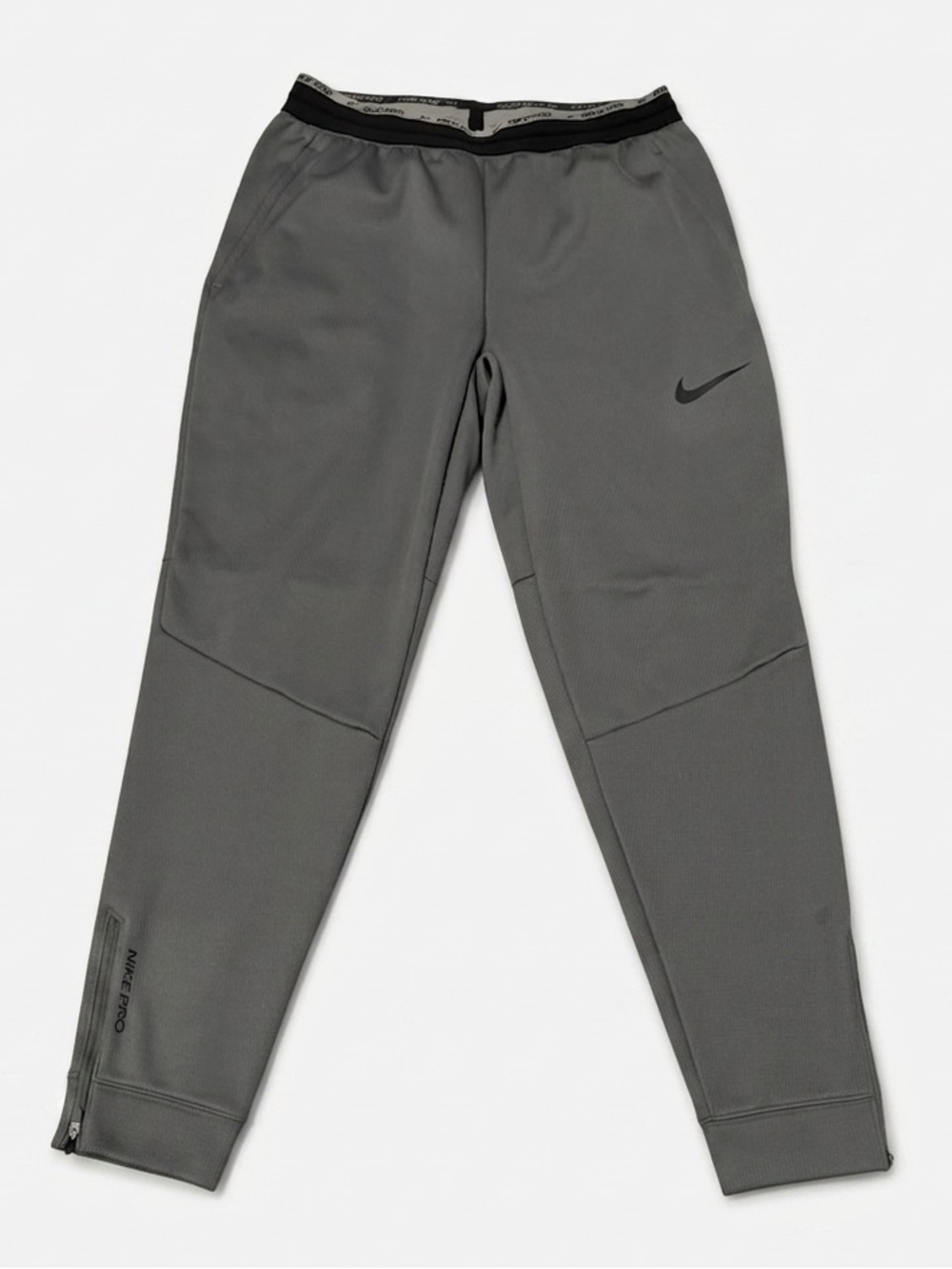 Nike Gray Men's Athletic Joggers with Swoosh